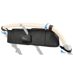 Double Stroller Organizer Insulated Cup Holder Caddy Side By Side Universal